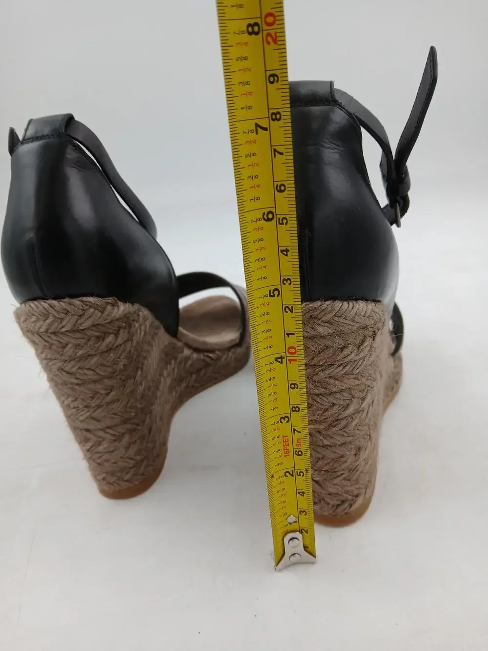 Brunello Cucinelli Shoes Womens Brown Leather Espadrille Wedge Sandals Size 7.5